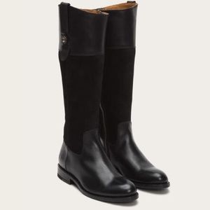 Frye Jayden Button Tall Black Size 5.5